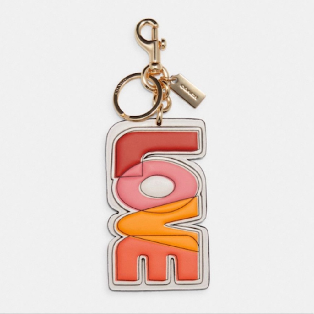 💕 Love Graphic Bag Charm Retro Vibes! 💕 Coach